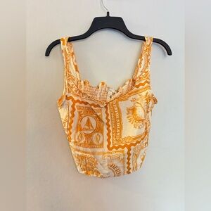 NWT Nicole Miller Artelier Linen Blended Tank - Size S